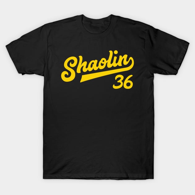 Shaolin 36 T-Shirt by Sheriken